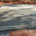 smooth concrete slab installation