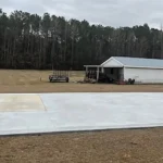 Concrete foundation slab for residential project