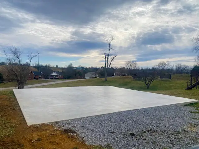 Concrete pad for metal buildings Raleigh photo