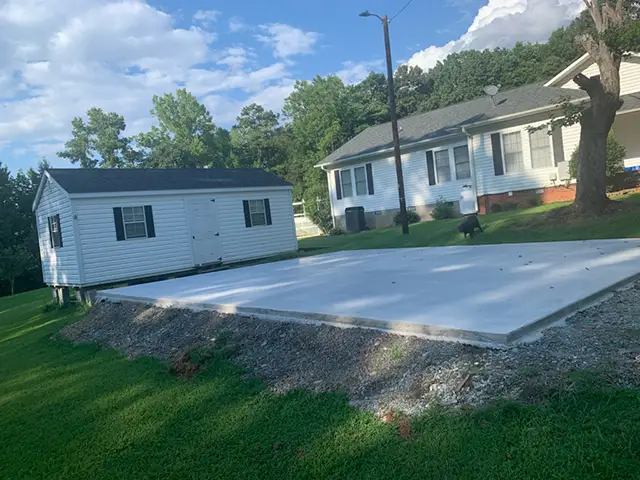 Concrete pad for metal buildings Raleigh photo