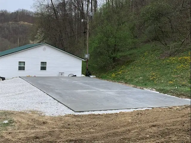 Concrete pad for metal buildings Raleigh photo