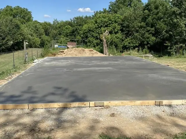 Concrete pad for metal buildings Raleigh photo